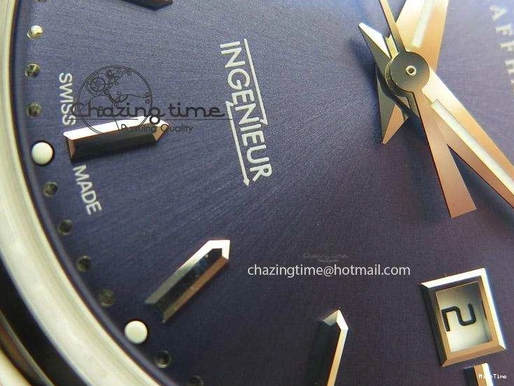 MIROTIME 0728 UrbanChic Ingeniuer St.Laurens SS Blue Dial MK 1:1 Best Edition On Black Leather Strap A 7366